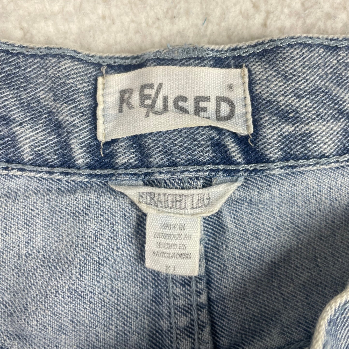RE/Used Straight Leg Relaxed Carpenter Jeans