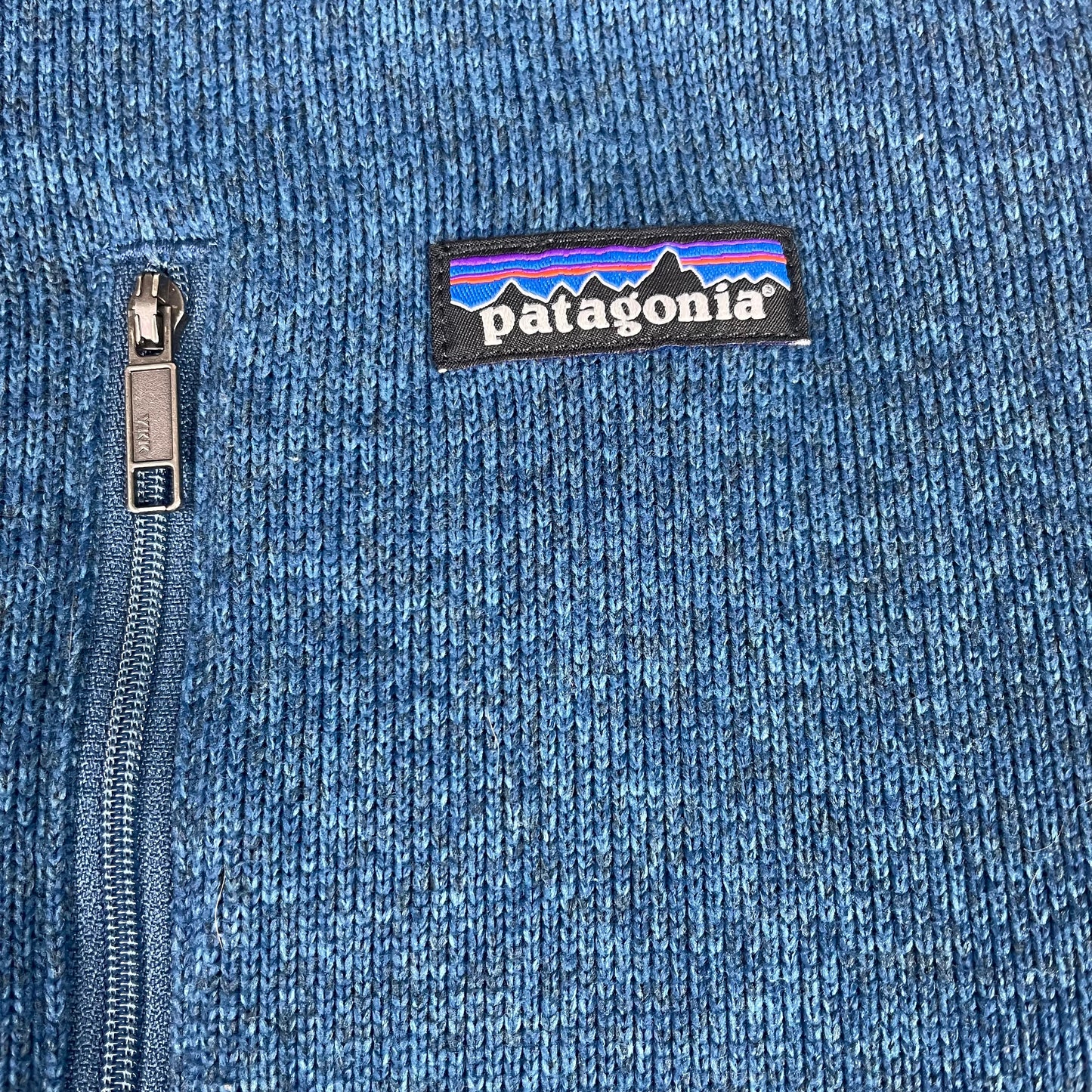 Patagonia Blue Better Sweater Quarter Zip Fleece Pullover
