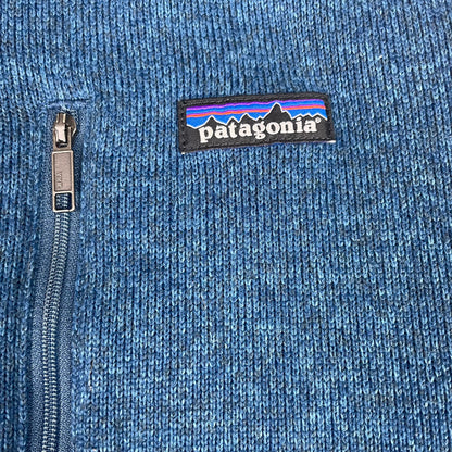 Patagonia Blue Better Sweater Quarter Zip Fleece Pullover