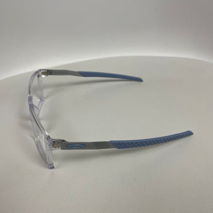 Oakley Polished Clear Exchange Rectangular Glasses Frames 56-17
