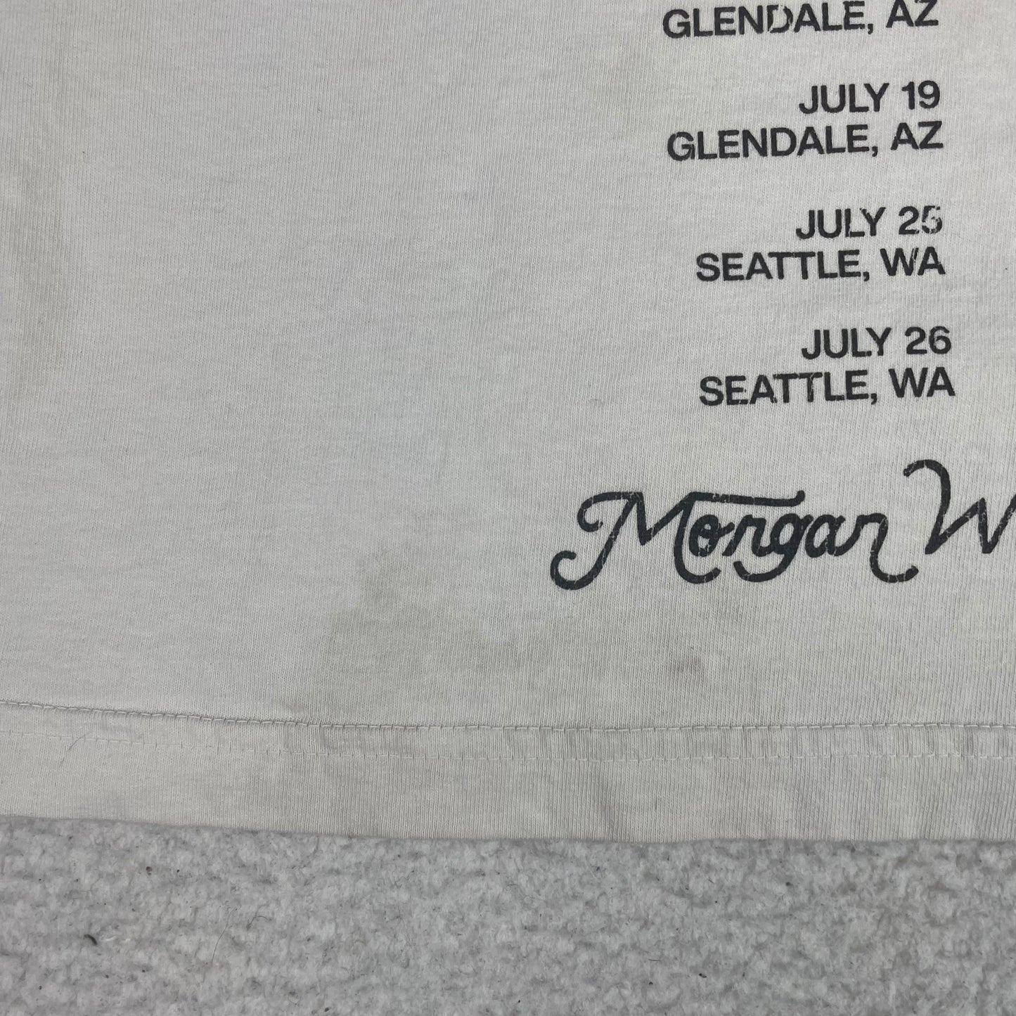 Morgan Wallen I'm The Problem Tour 2025 Graphic T-Shirt White