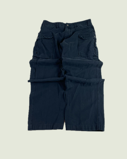 Y2K Nike Baggy Cargo Utility Black Pants