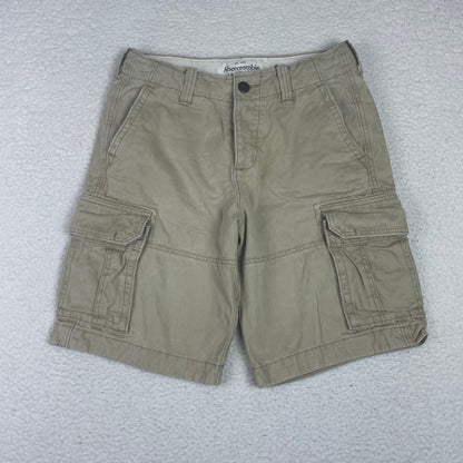 Abercrombie & Fitch Tan Baggy Cargo Shorts