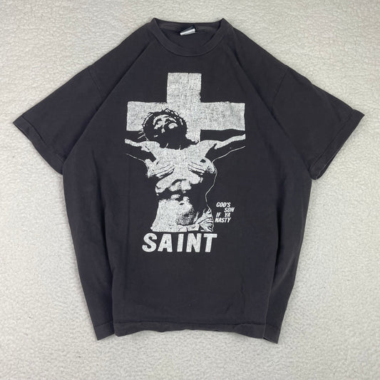 HBX Saint Michael Single Stitch Jesus Oversized Shirt