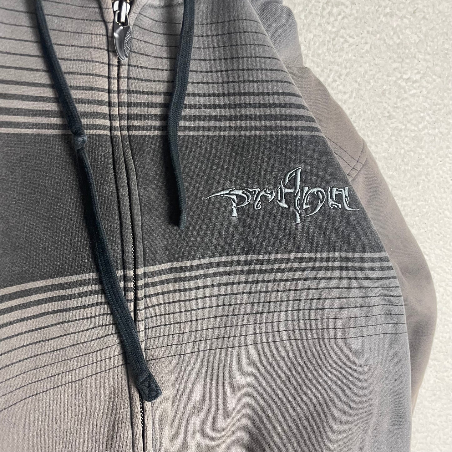 Vintage PrAna Y2K Striped Zip Up Hoodie