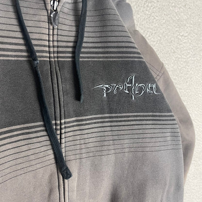 Vintage PrAna Y2K Striped Zip Up Hoodie