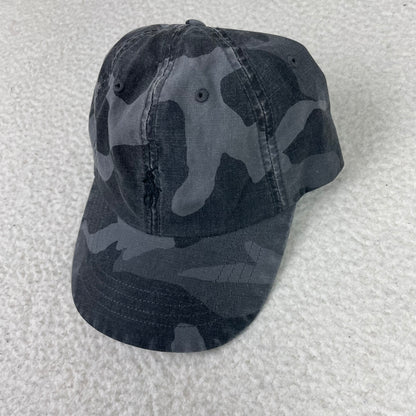 Vintage Ralph Lauren Polo Gray Camo Pony Logo Strapback Hat