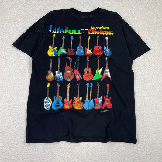 Vintage 1994 Guitars Collection Life Choices Graphic Shirt