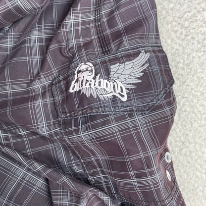 Billabong Plaid Board Shorts Mark Occy Occhilupo Made in USA