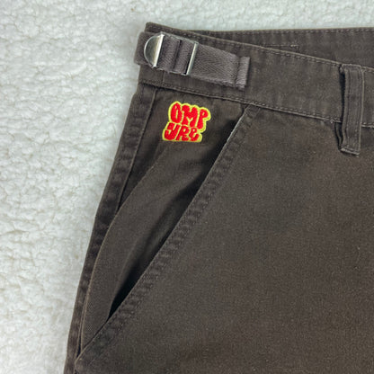 Empyre Brown Baggy Barrel Double Knee Carpenter Pants