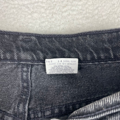 Vintage Levis 535 Euro Fit Gray Wash Barrel Drop Crotch Jeans