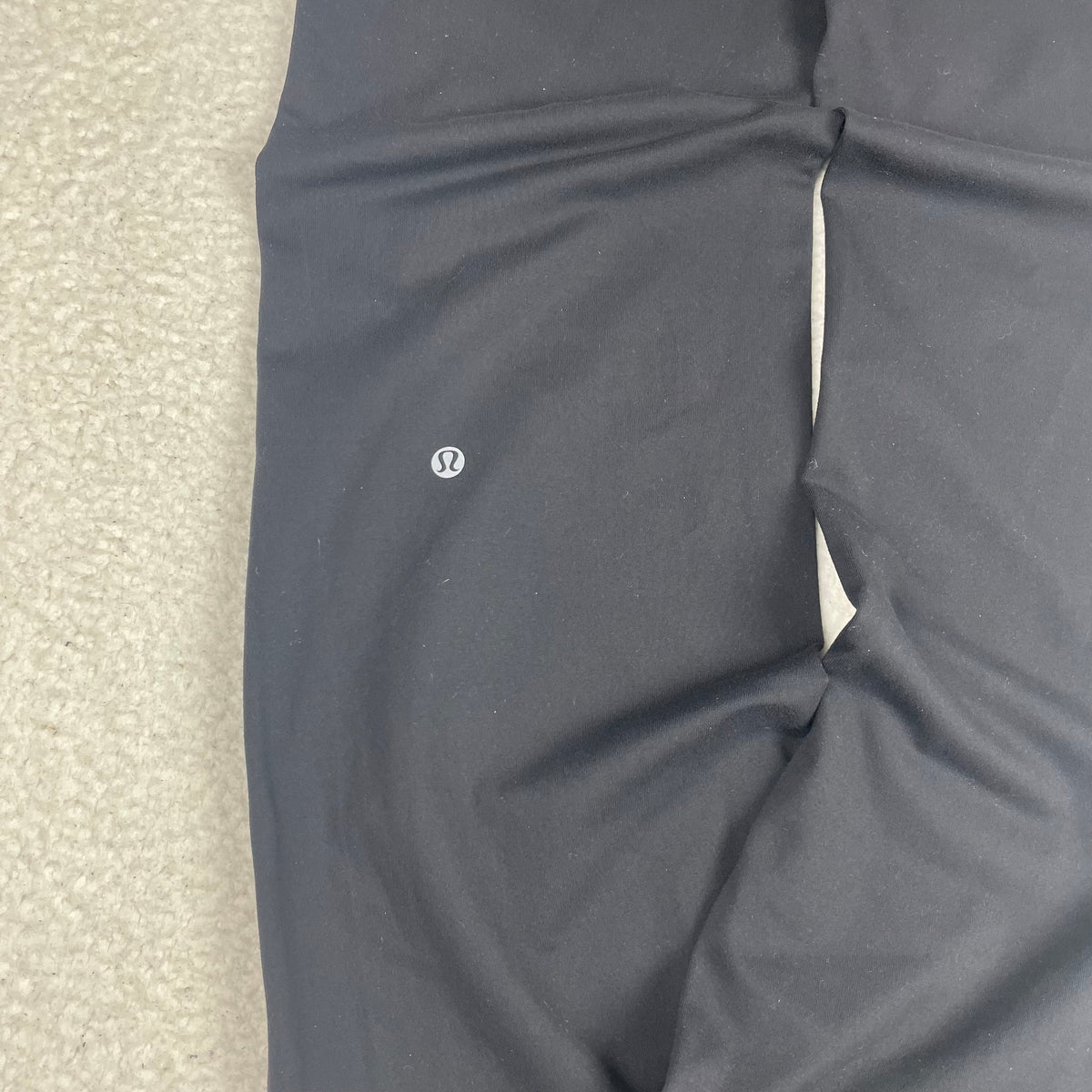 Lululemon Black Wide Leg Yoga Pants 10 Athleisure Minimalist Casual