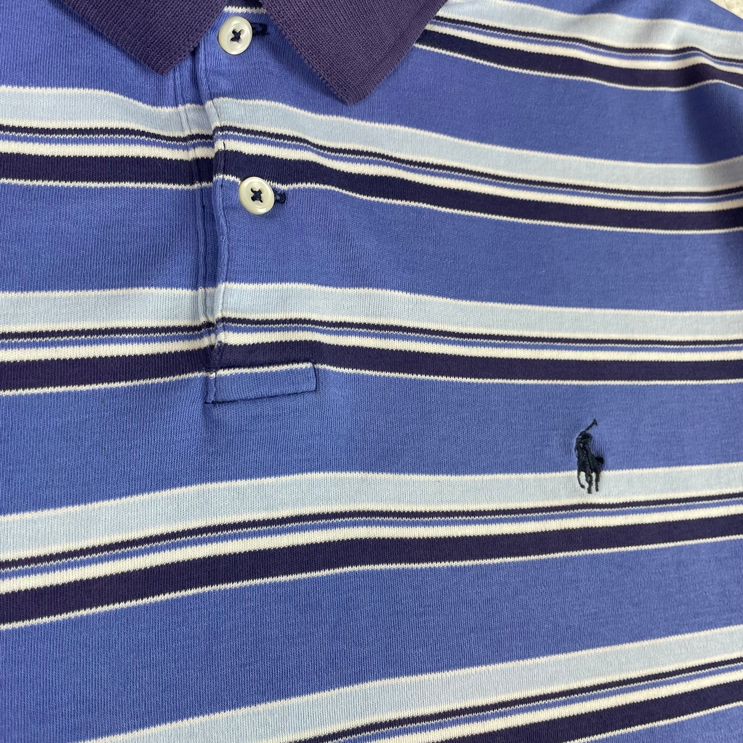 Polo Ralph Lauren Blue Stripe Polo Shirt