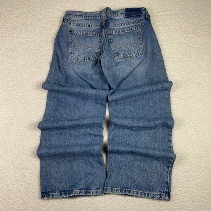 BDG Baggy Wide Leg Light Wash Low Rise Jeans