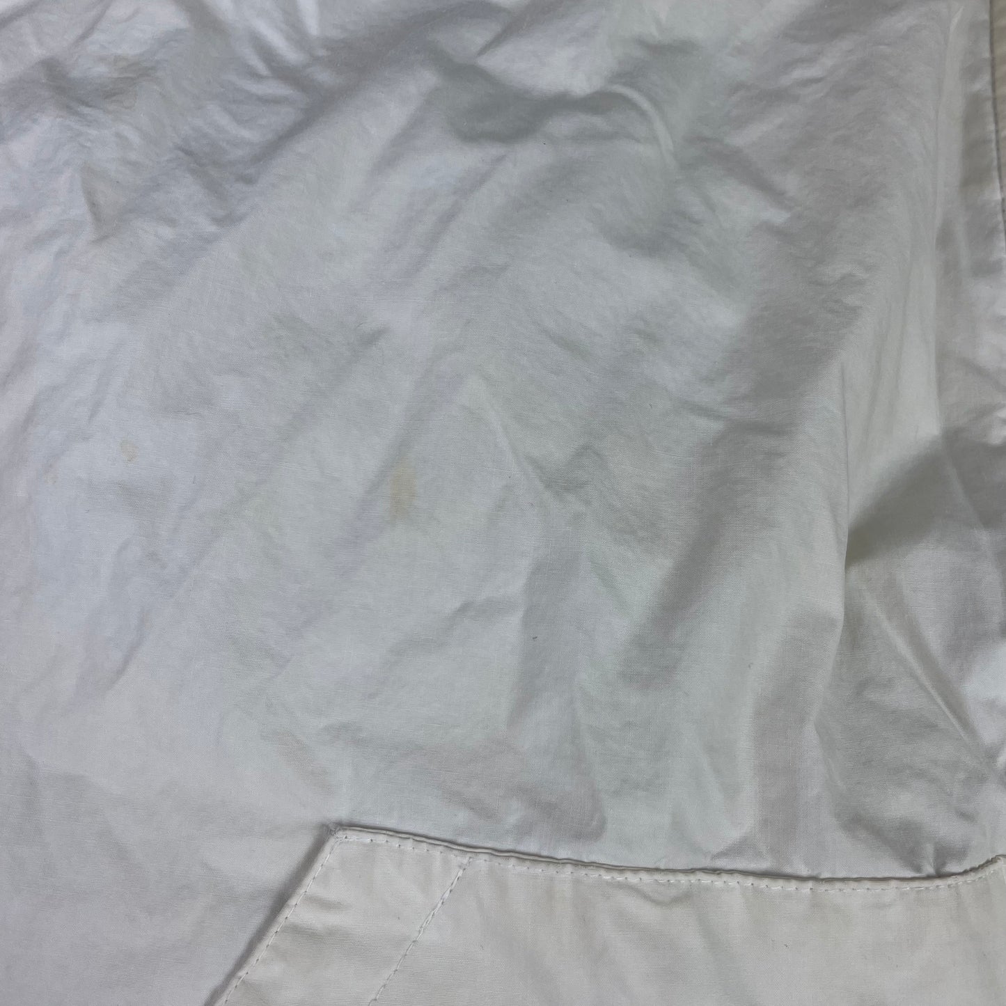 Polo Ralph Lauren White Down Puffer Jacket Ski Patch Full Zip