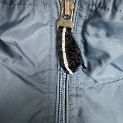 Nike Blue Zip Up Waist Cinch Windbreaker Jacket