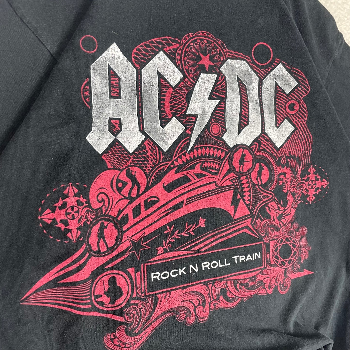 Vintage AC DC Black Ice Tour 2008 2009 Shirt