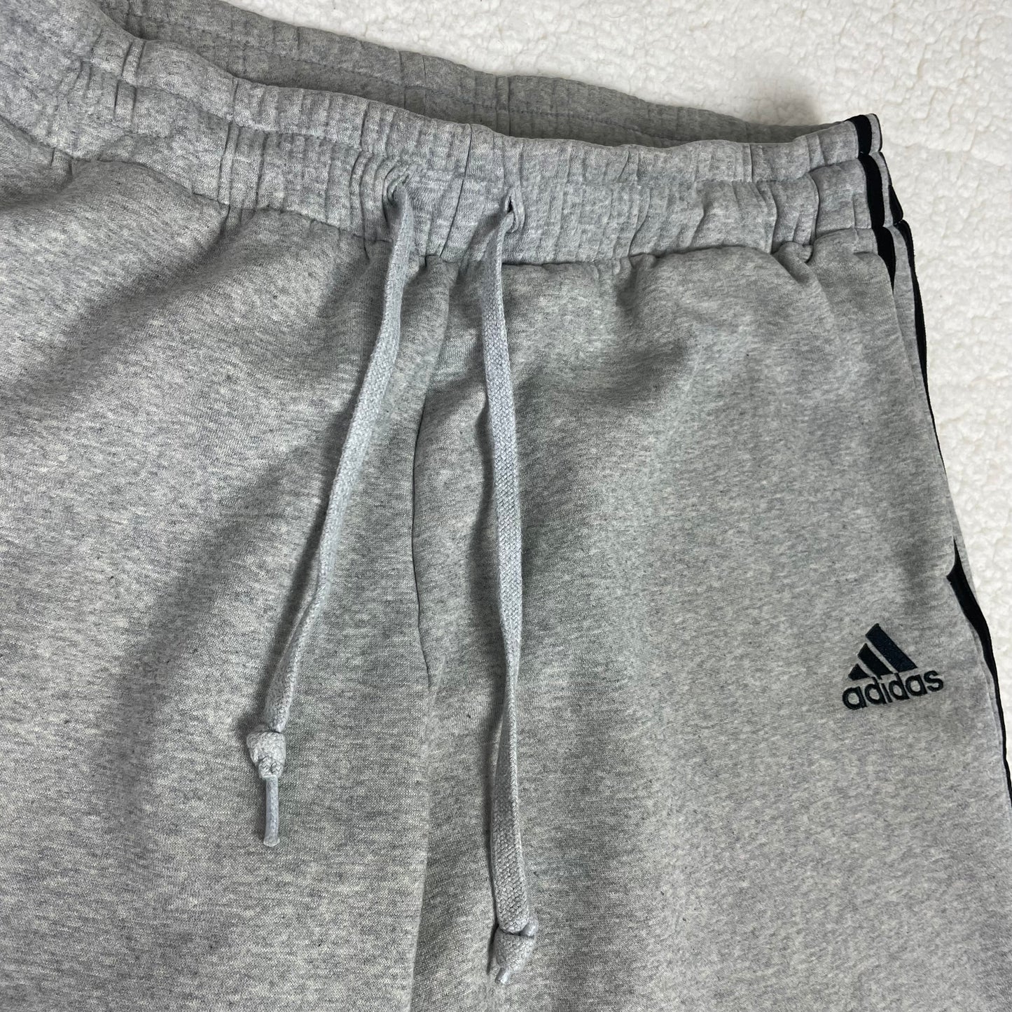 Adidas Super Baggy Striped Gray Sweatpants