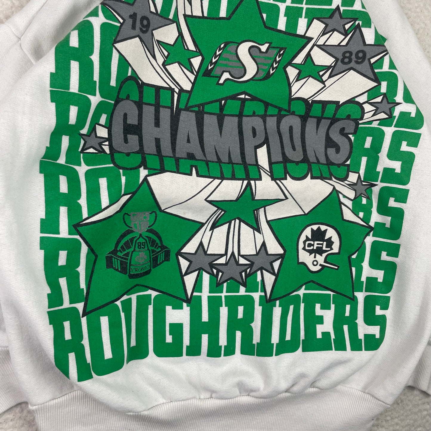 Vintage Saskatchewan Roughriders Pullover Sweatshirt