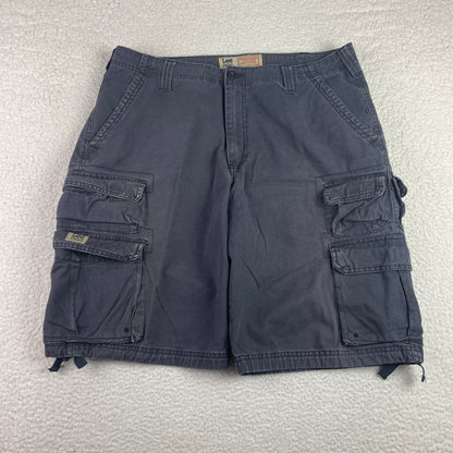 Vintage Lee Dungaree Cinch Baggy Cargo Shorts