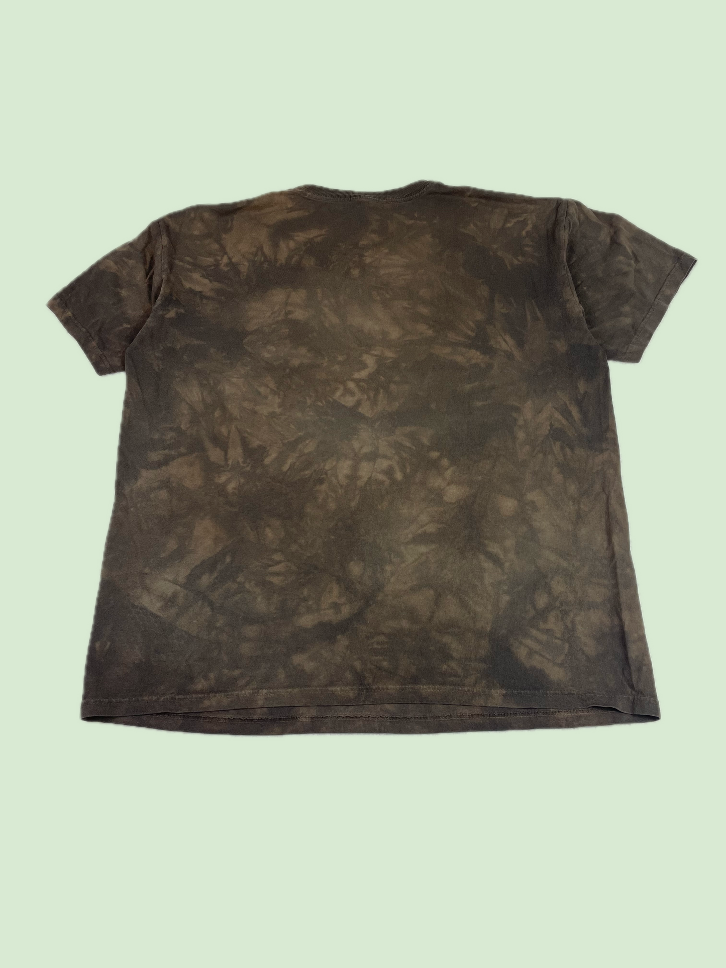 The Mountain Moose Graphic Brown Tie Dye Nature T-Shirt