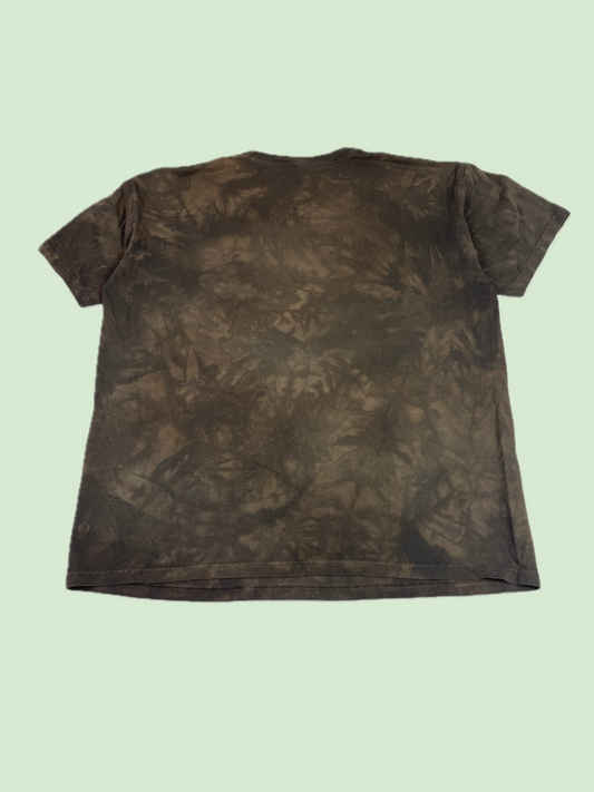 The Mountain Moose Graphic Brown Tie Dye Nature T-Shirt