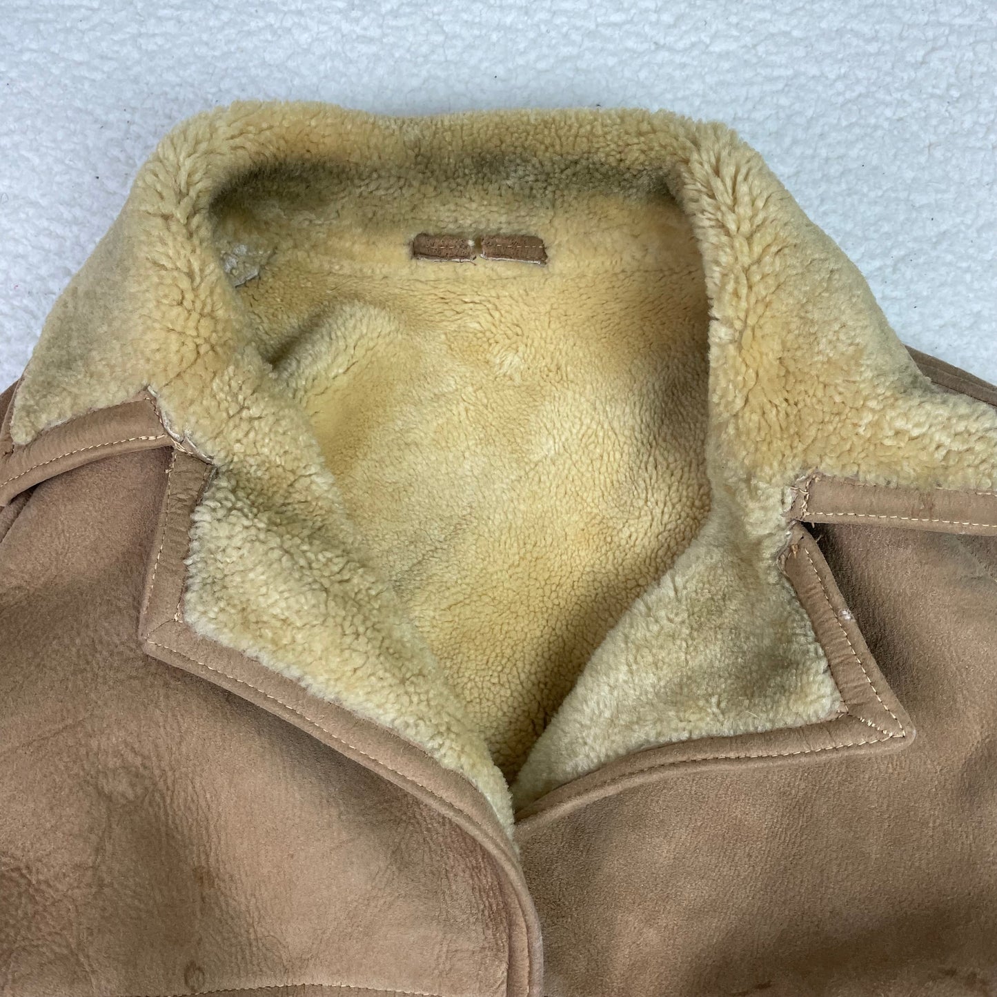 Vintage 1950s Abercrombie & Fitch Marlboro Man Shearling Jacket