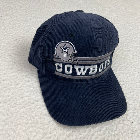 Vintage Starter Dallas Cowboys Navy Blue Corduroy Snapback Hat