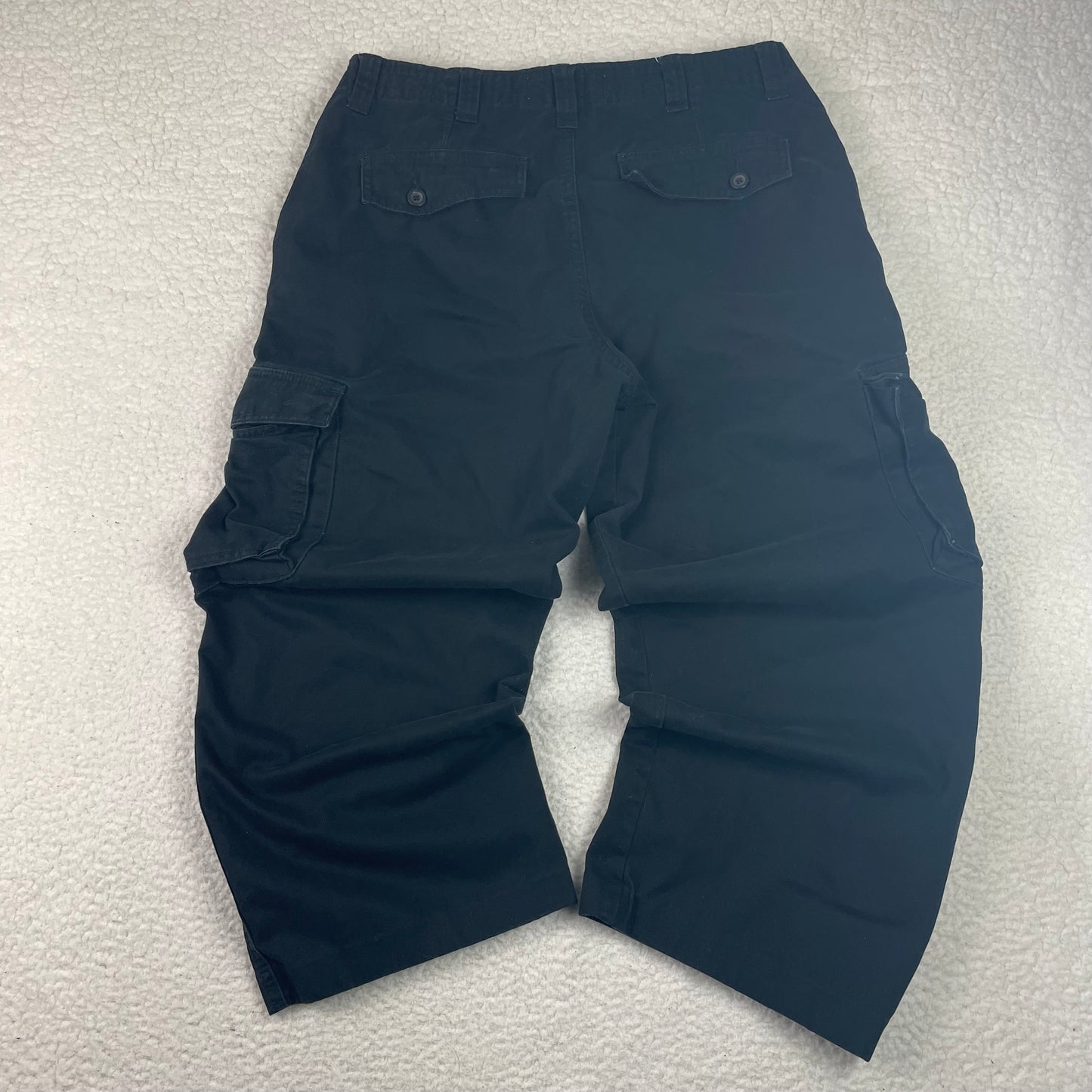 Y2K Wrangler Loose Fit Smoked Black Cargo Pants