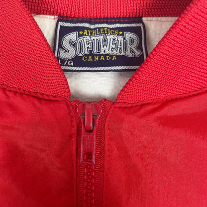 Vintage Softwear Coca Cola Satin Bomber Jacket L