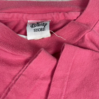 Vintage Disney Pink Lady & The Tramp Embroidered T-Shirt L USA Made
