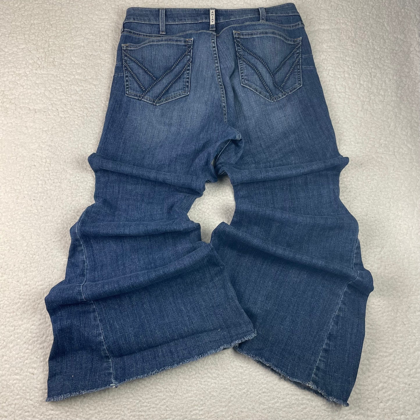 Vintage Ariat Wide Leg Super Flare Medium Wash Jeans