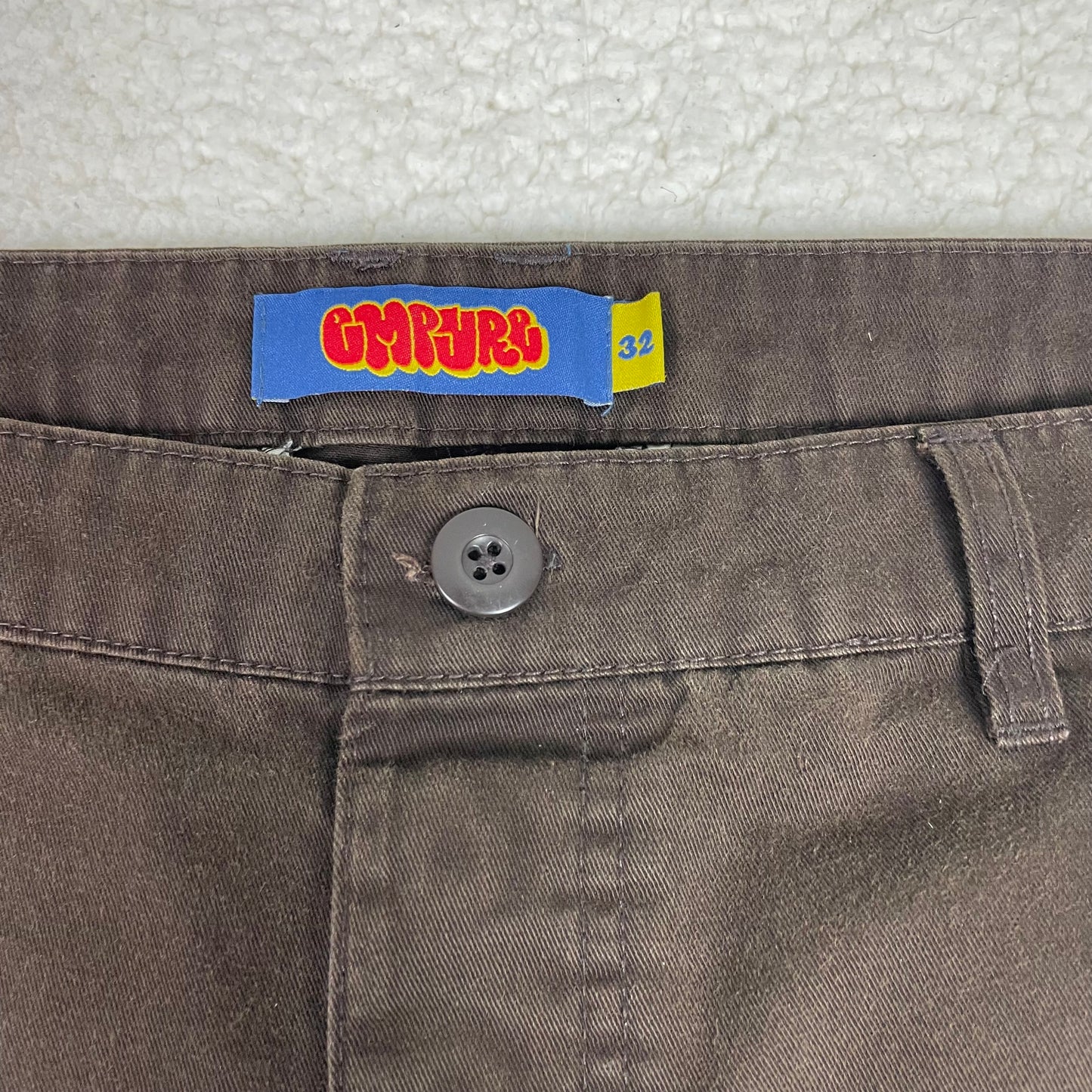Empyre Brown Baggy Barrel Double Knee Carpenter Pants