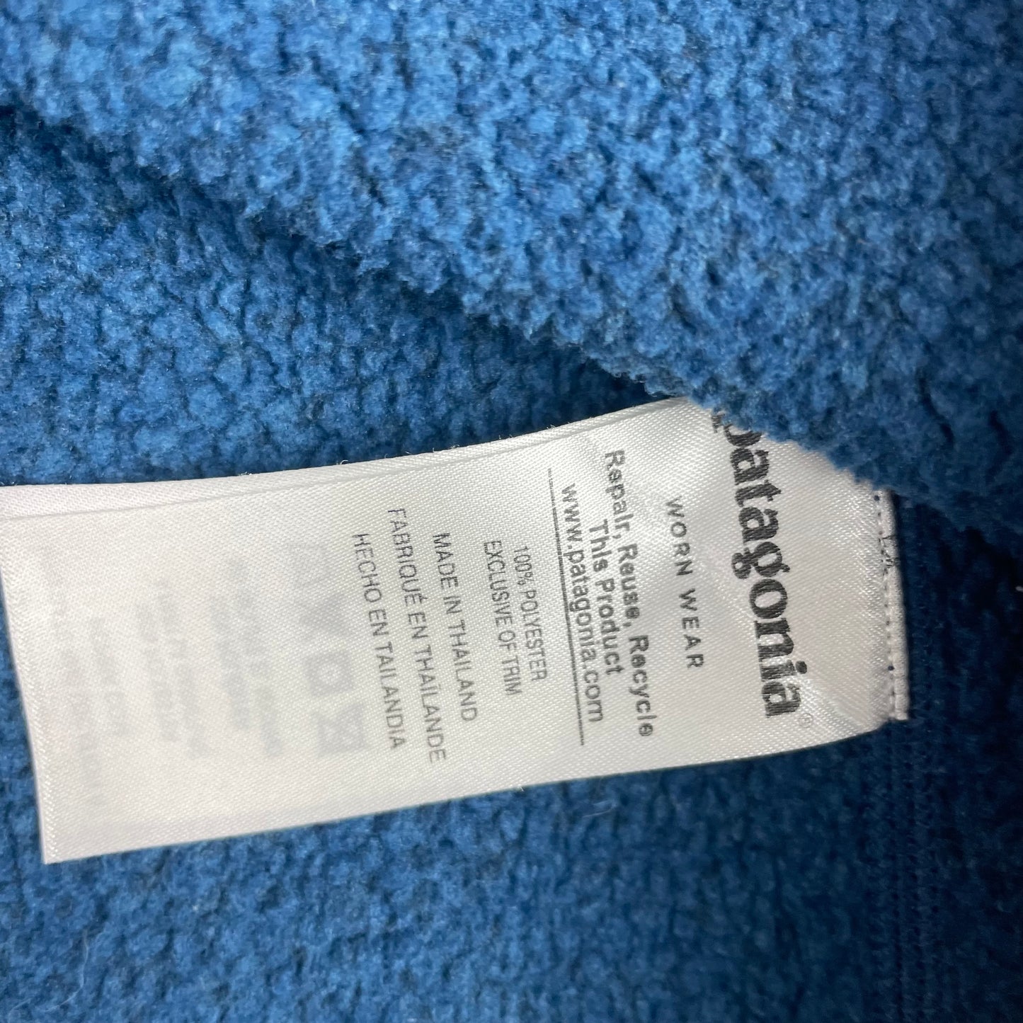 Patagonia Blue Better Sweater Quarter Zip Fleece Pullover
