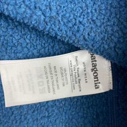 Patagonia Blue Better Sweater Quarter Zip Fleece Pullover