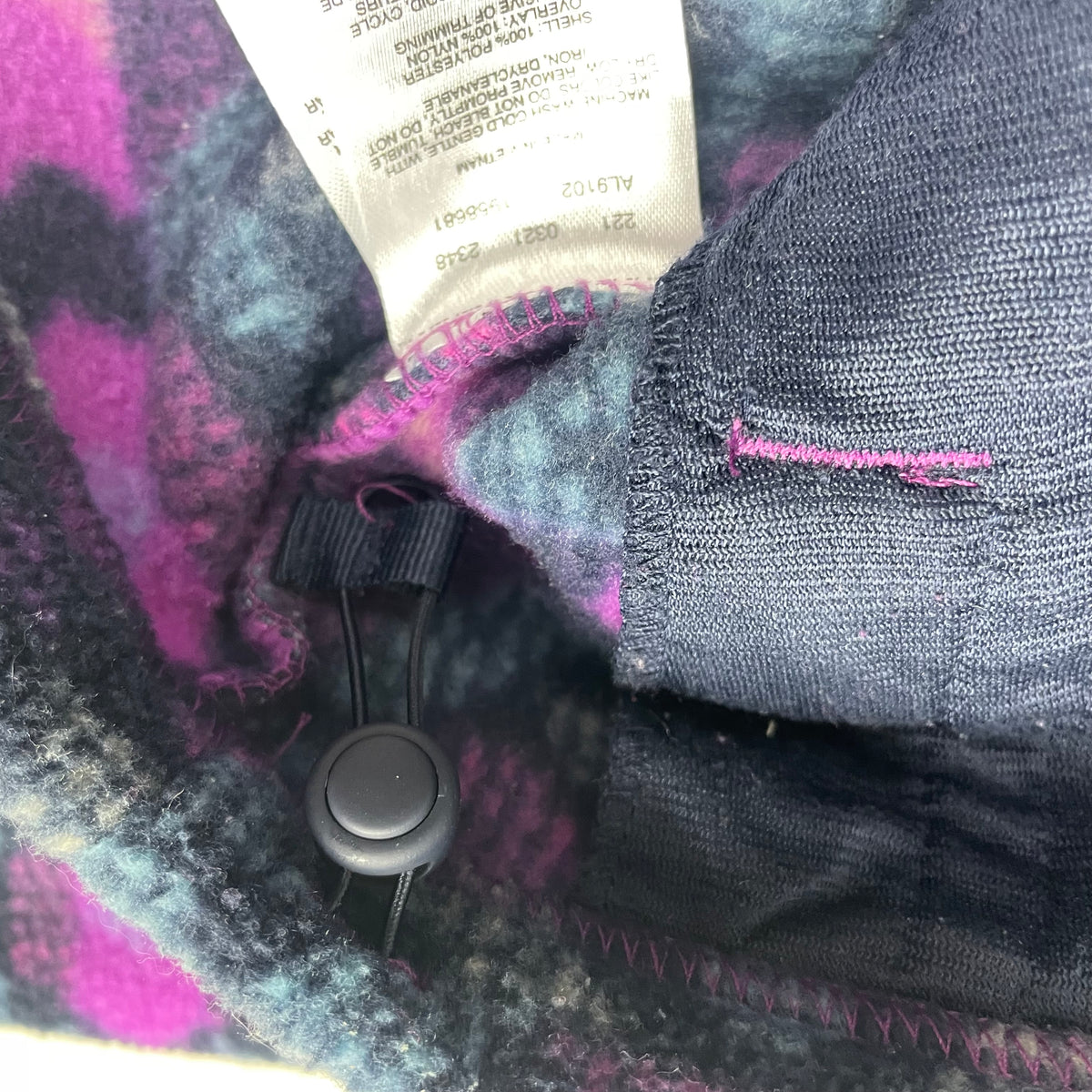 Columbia Purple Aztec Fleece 1/4 Snap Pullover Sweatshirt L