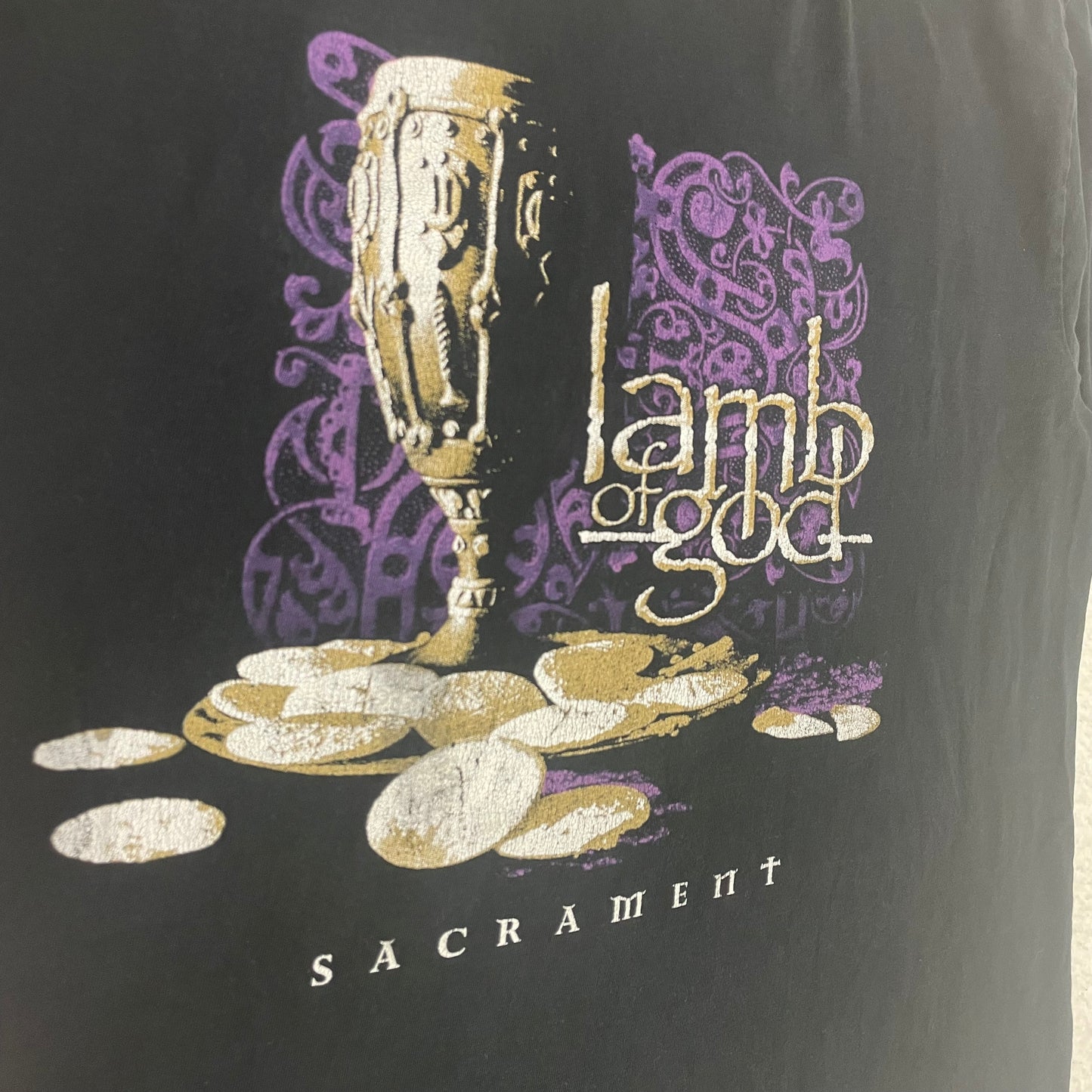 Vintage Lamb of God Sacrament 2006 Tour Shirt