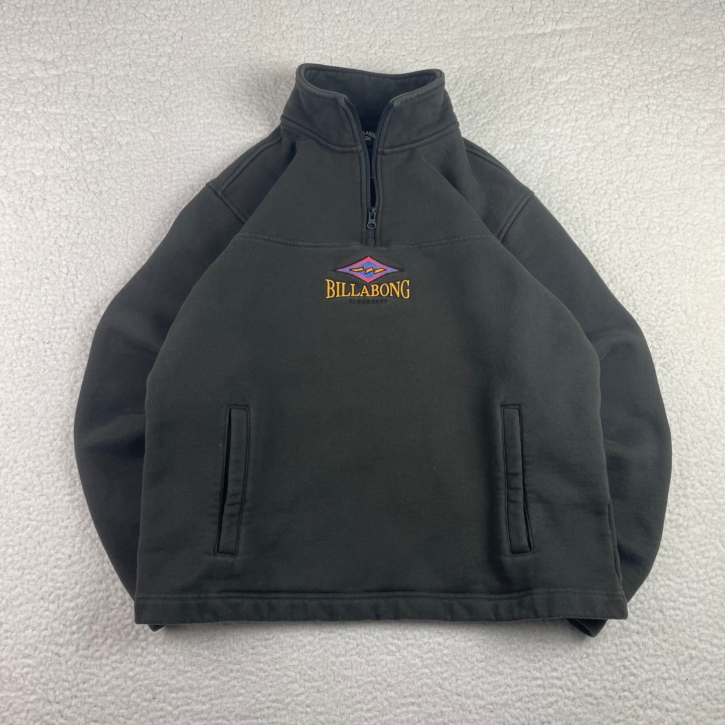 Vintage Y2K Billabong Center Logo 1/4 Zip Up Jacket