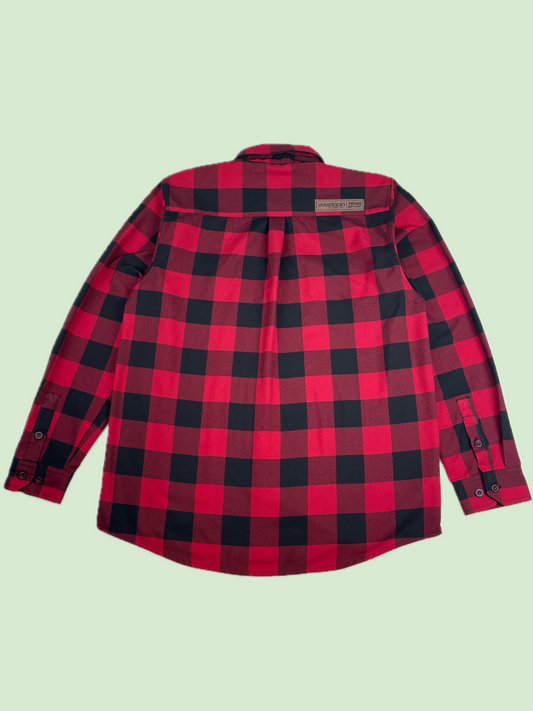 Dixxon Flannel Co Redrum Red Black Buffalo Plaid Button Up Shirt