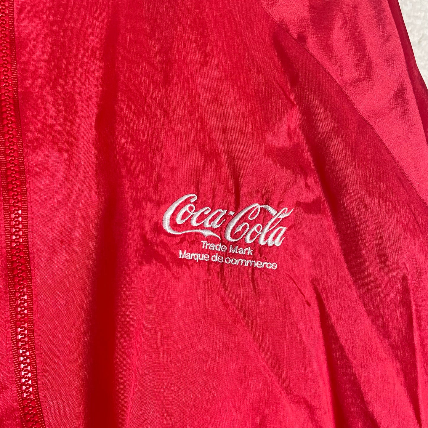 Vintage Softwear Coca Cola Satin Bomber Jacket M