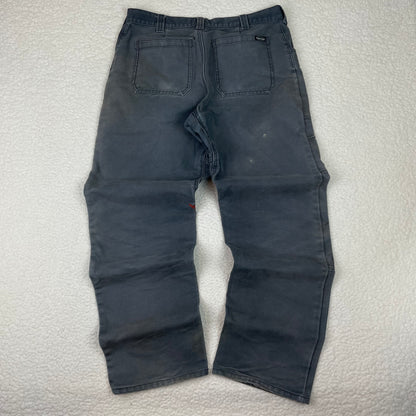 Arborwear Ripstop Gray Double Knee Pants Paint Splatter