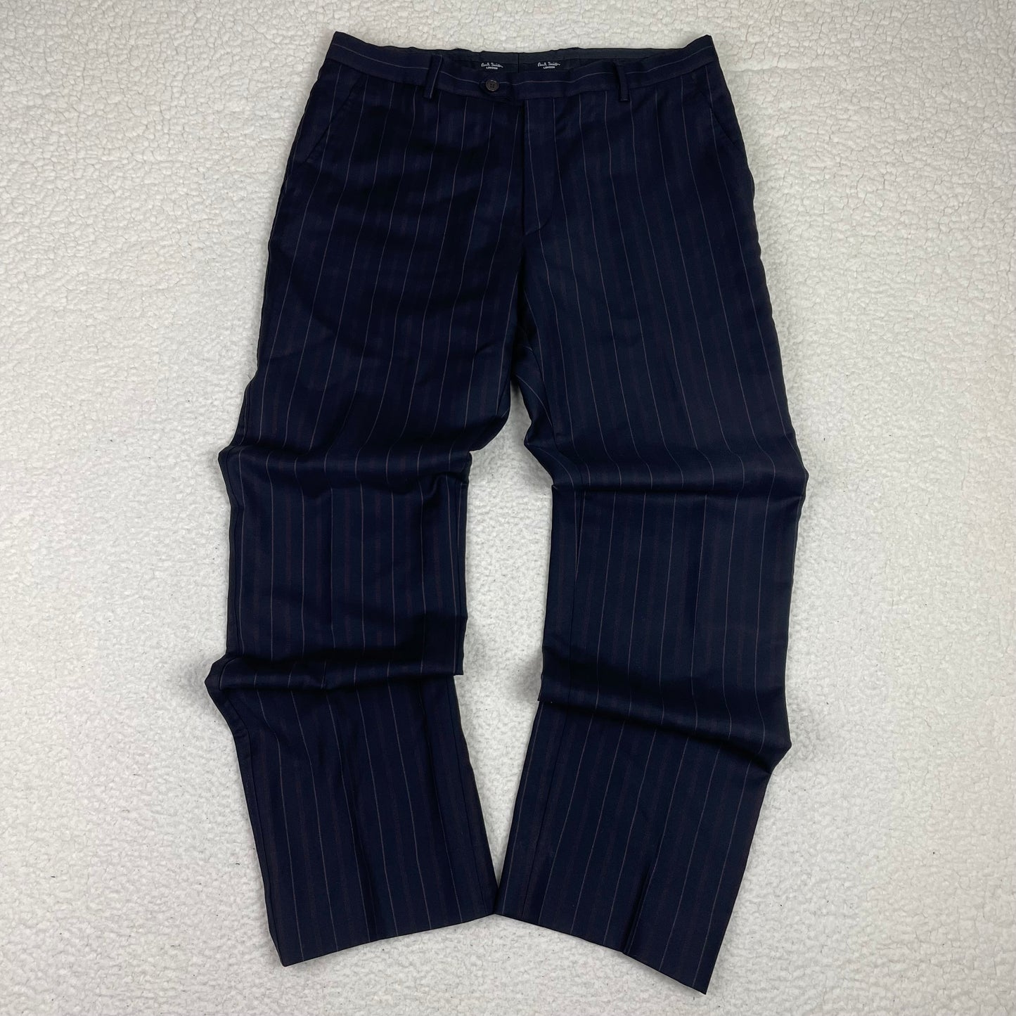 Paul Smith Pinstripe Black Dress Pants