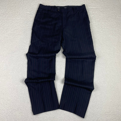 Paul Smith Pinstripe Black Dress Pants