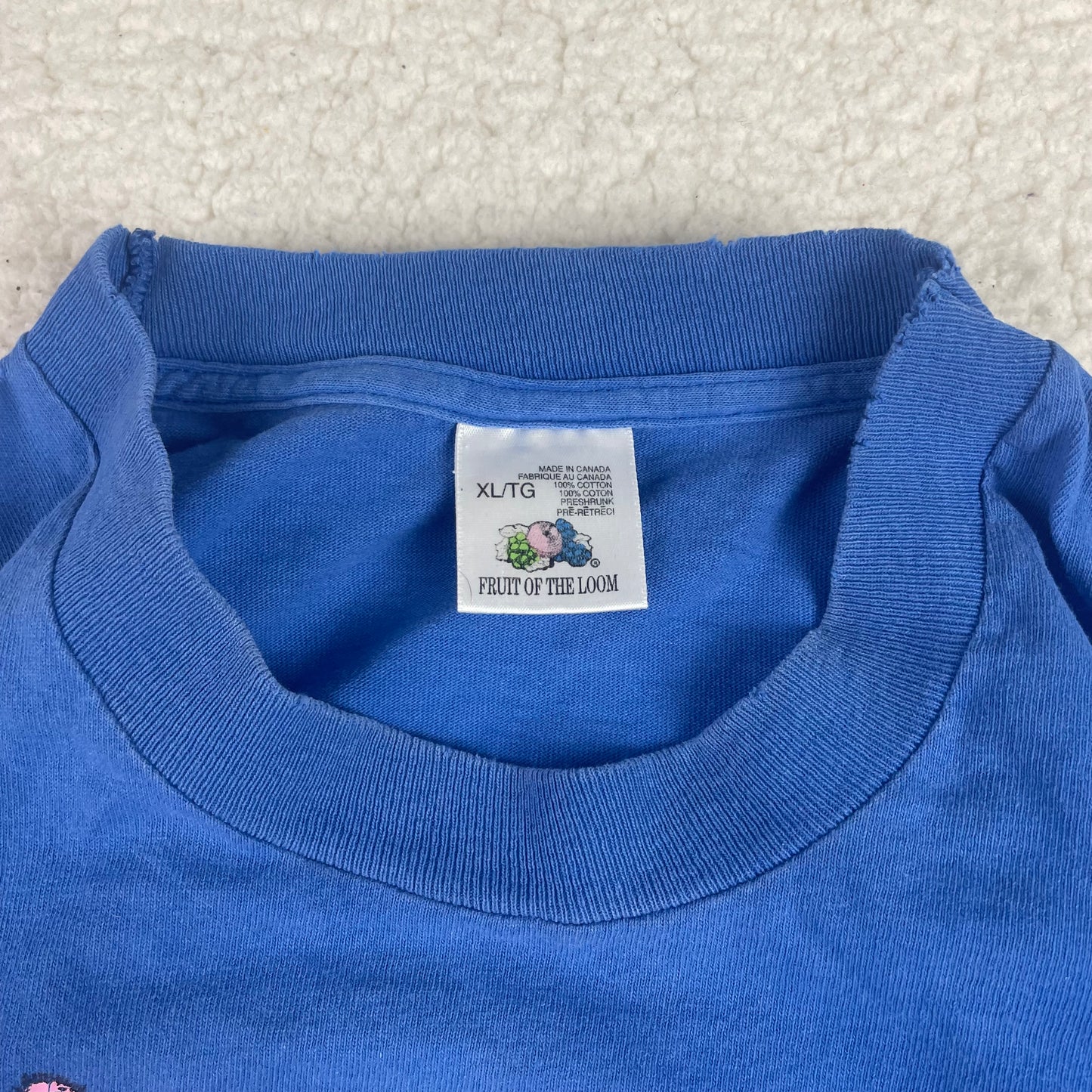 Vintage Energizer Bunny Blue Shirt Fruit of Loom Canada