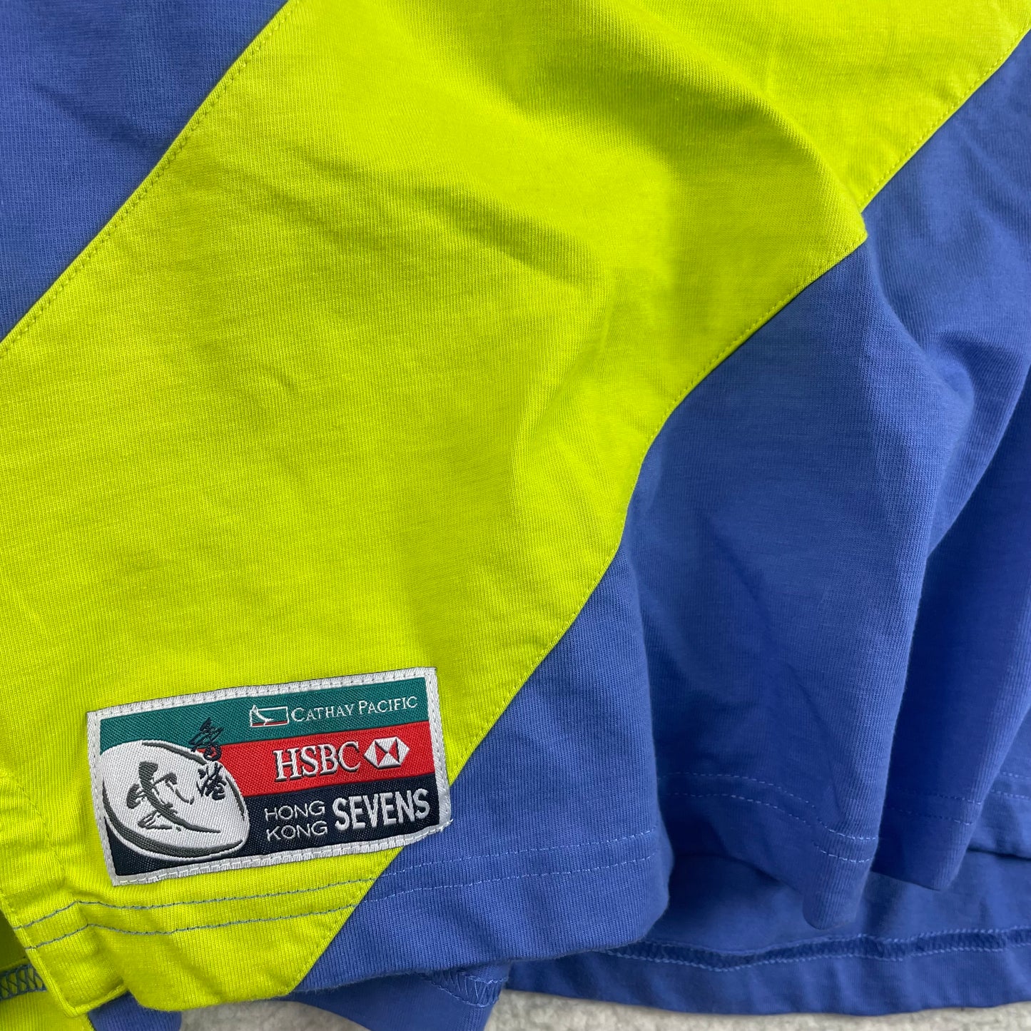 Hong Kong Rugby Sevens Kukri Jersey Blue Neon 2013