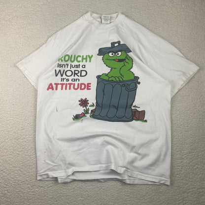 Vintage Single Stitch Sesame Street Oscar The Grouch Shirt