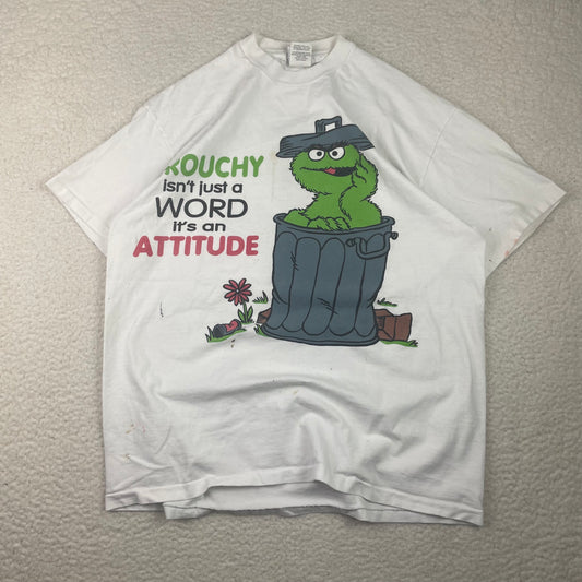 Vintage Single Stitch Sesame Street Oscar The Grouch Shirt
