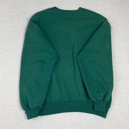 Vintage Russell Made in USA Forest Green Blank Pullover Sweatshirt