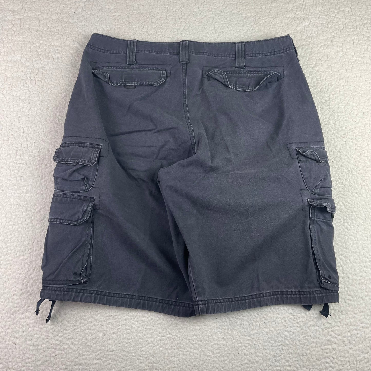 Vintage Lee Dungaree Cinch Baggy Cargo Shorts