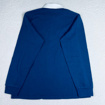 Deadstock Nike France Navy Blue Long Sleeve Rugby Polo
